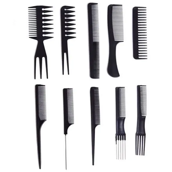 Imagen del producto Esencial Conjunto de Peines de Maquillaje Negros | Compra online en Tiendafiable