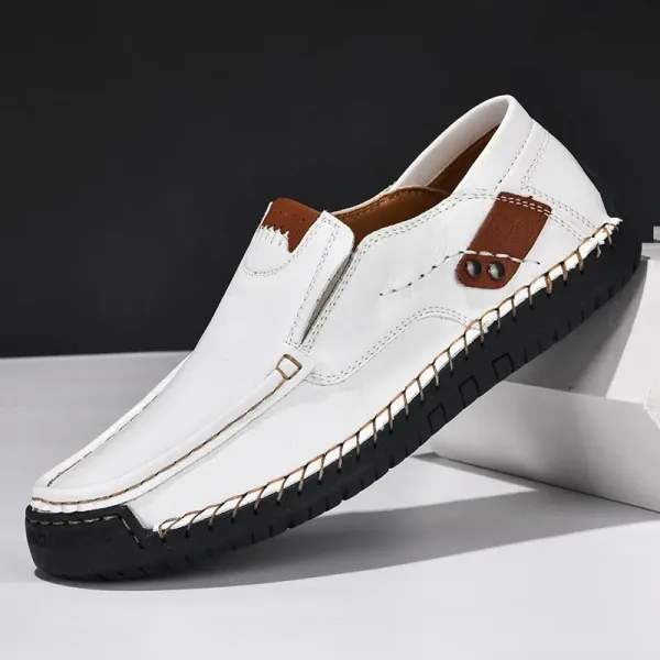 Espléndido Zapatos Suaves De Cuero Para Hombre