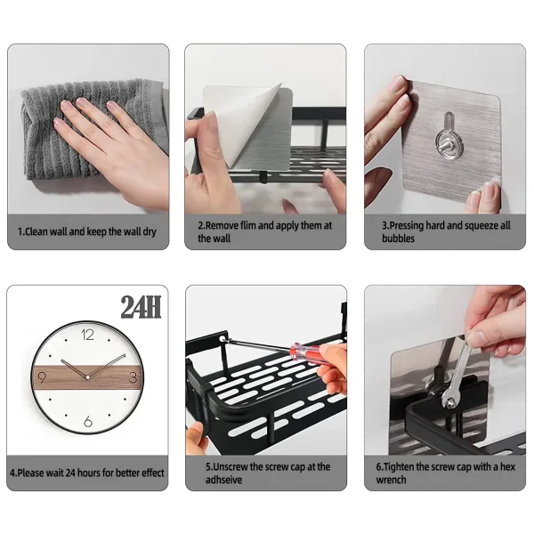 Imagen Del Producto Fabuloso Estante Rectangular Para Colgar En La Pared | Compra Online En Tiendafiable