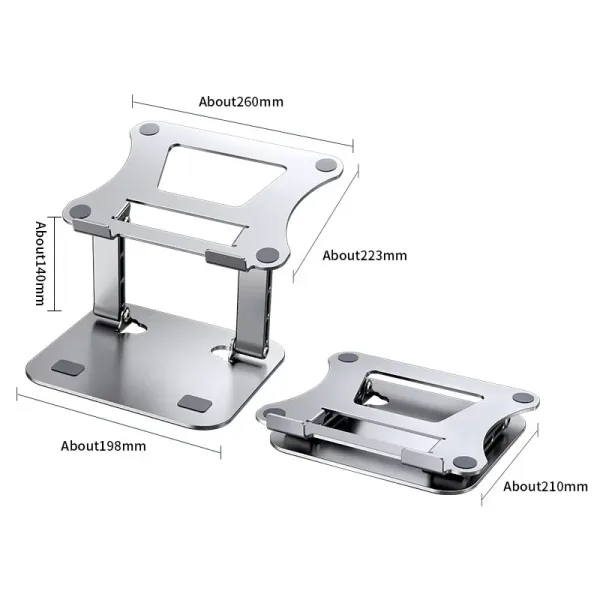 Imagen del producto Eficaz Soporte ajustable de aleación de aluminio en tableta | Compra online en Tiendafiable