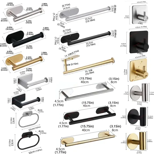 Imagen Del Producto Creativo Accesorios Adhesivos Para Baño Solución Perfecta | Compra Online En Tiendafiable