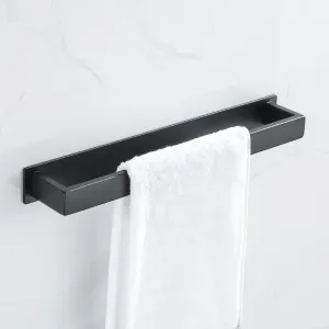 Imagen del producto Toallero de acero inoxidable negro Calidad y elegancia | Compra online en Tiendafiable