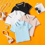 Sensacional Polo Clásico De Manga Corta Para Niños O Bebes