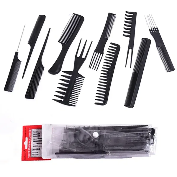 Imagen del producto Esencial Conjunto de Peines de Maquillaje Negros | Compra online en Tiendafiable