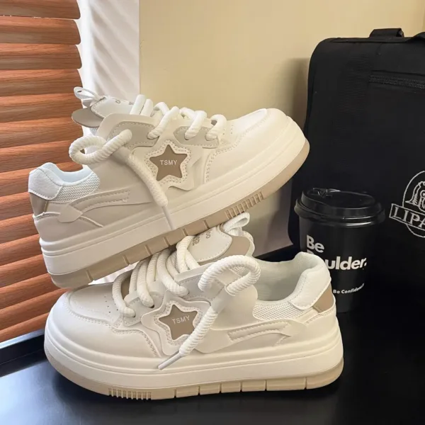 Hermoso Zapatillas Con Plataforma De Deporte Para Mujer