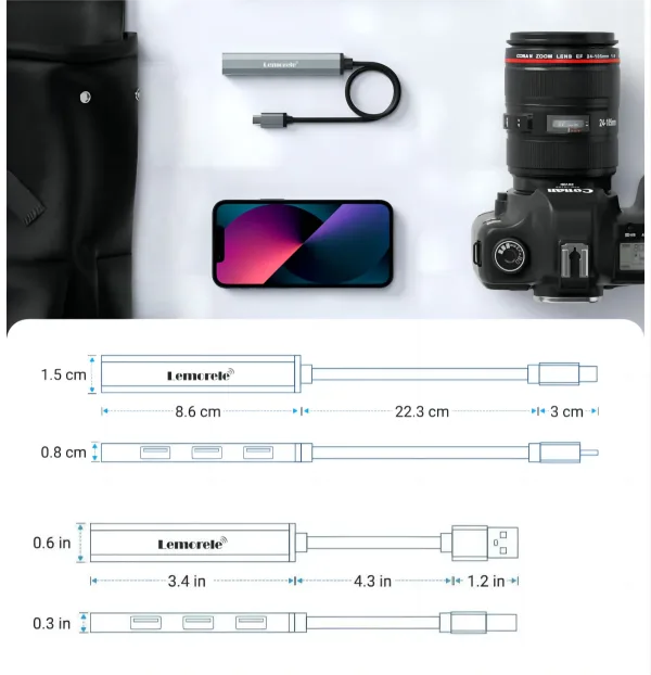 Imagen Del Producto Calidad Concentrador De Red Usb Tipo C Eficiente Y Versátil | Compra Online En Tiendafiable