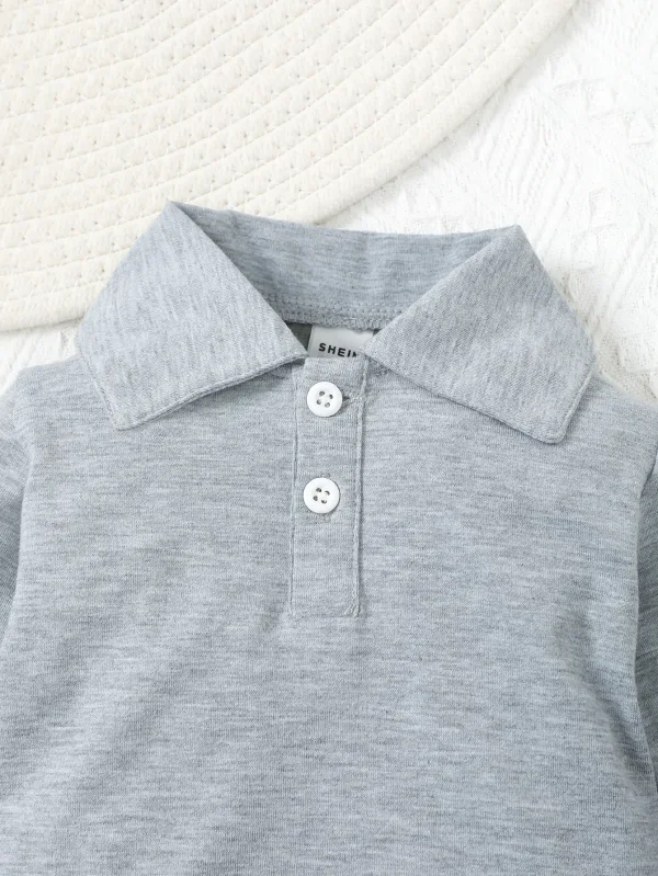 Imagen Del Producto Perfecto Polo De Manga Larga Simple Para Niños | Compra Online En Tiendafiable