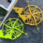 Nuevo Calcomanías de brújula para motocicleta