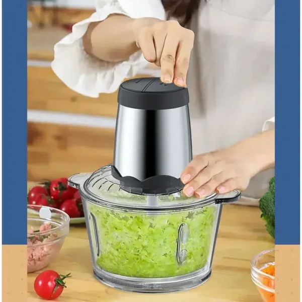 Cuenco De Vidrio Para Picar Alimentos: Brillante Y Auténtico