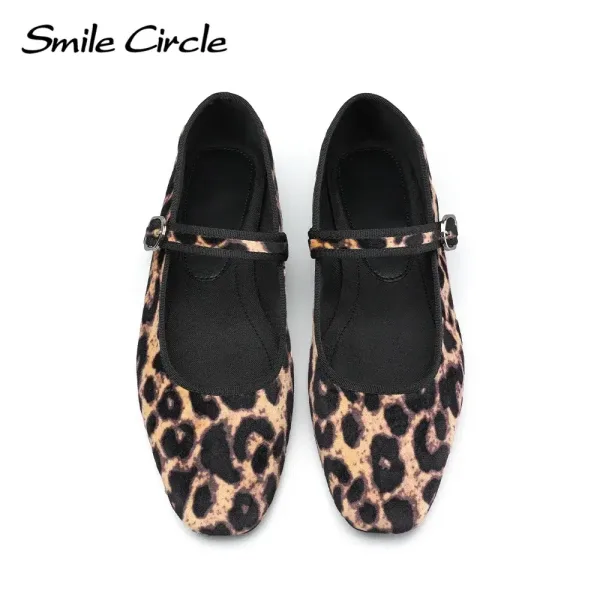 Imagen Del Producto Espléndido Bailarinas Con Estampado De Leopardo Para Mujer | Compra Online En Tiendafiable