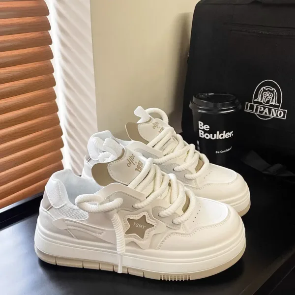 Hermoso Zapatillas Con Plataforma De Deporte Para Mujer