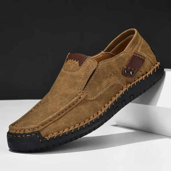 Espléndido Zapatos Suaves De Cuero Para Hombre