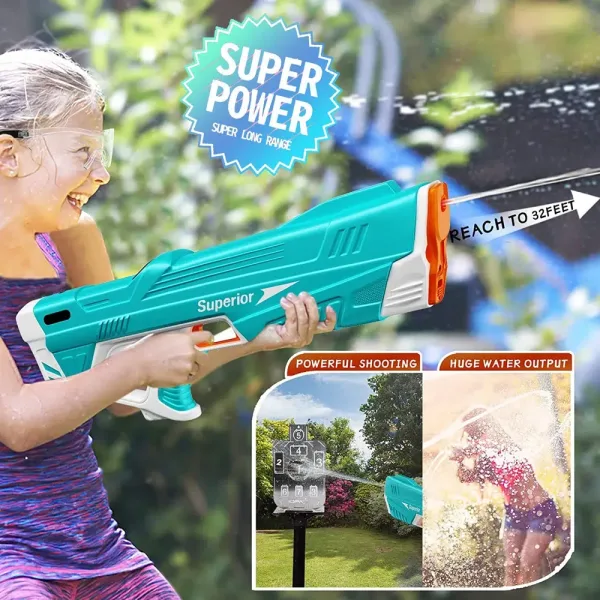 Espléndido La Pistola De Agua Eléctrica Automática