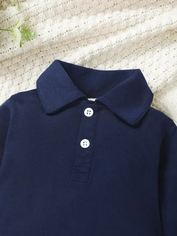 Imagen Del Producto Perfecto Polo De Manga Larga Simple Para Niños | Compra Online En Tiendafiable