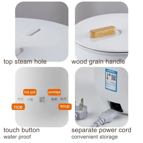 Imagen Del Producto Espléndido Mini Olla Arrocera Multifuncional Para El Hogar | Compra Online En Tiendafiable