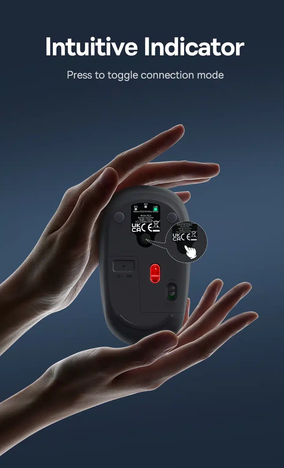 Luminoso Teclado y Ratón Inalámbricos con Bluetooth