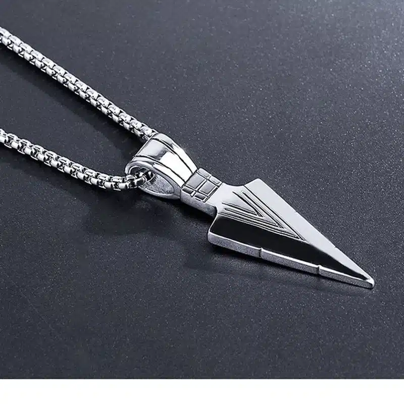 Mágico Collar De Flecha Triangular Elegante Para Hombres
