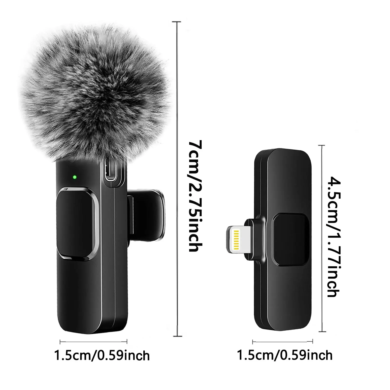 Micrófono Lavalier Inalámbrico De Alta Fidelidad: Captura Tu Sonido Como Nunca Antes Micrófono Lavalier Inalámbrico De Alta Fidelidad: Captura Tu Sonido Como Nunca Antes