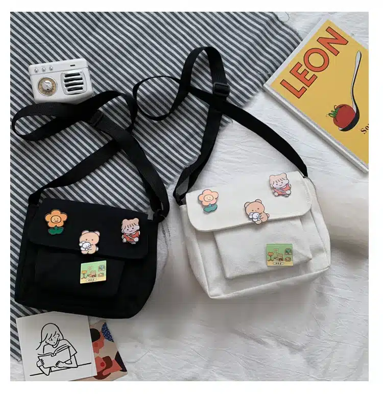 necesario Bolso Pequeño de Lona para Mujer Moda Versátil