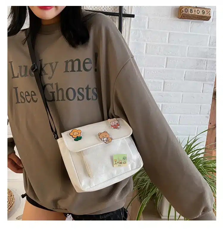 necesario Bolso Pequeño de Lona para Mujer Moda Versátil