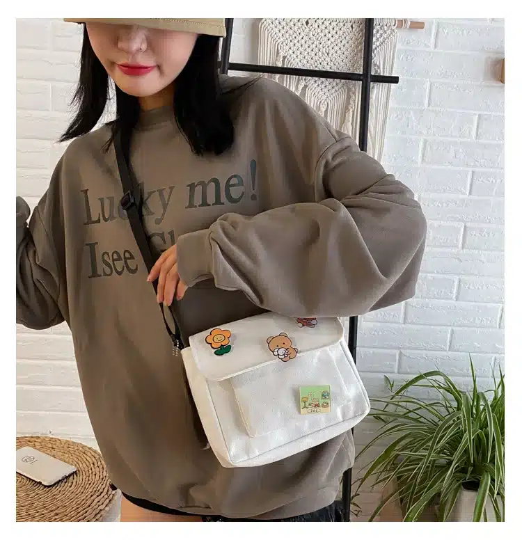 necesario Bolso Pequeño de Lona para Mujer Moda Versátil