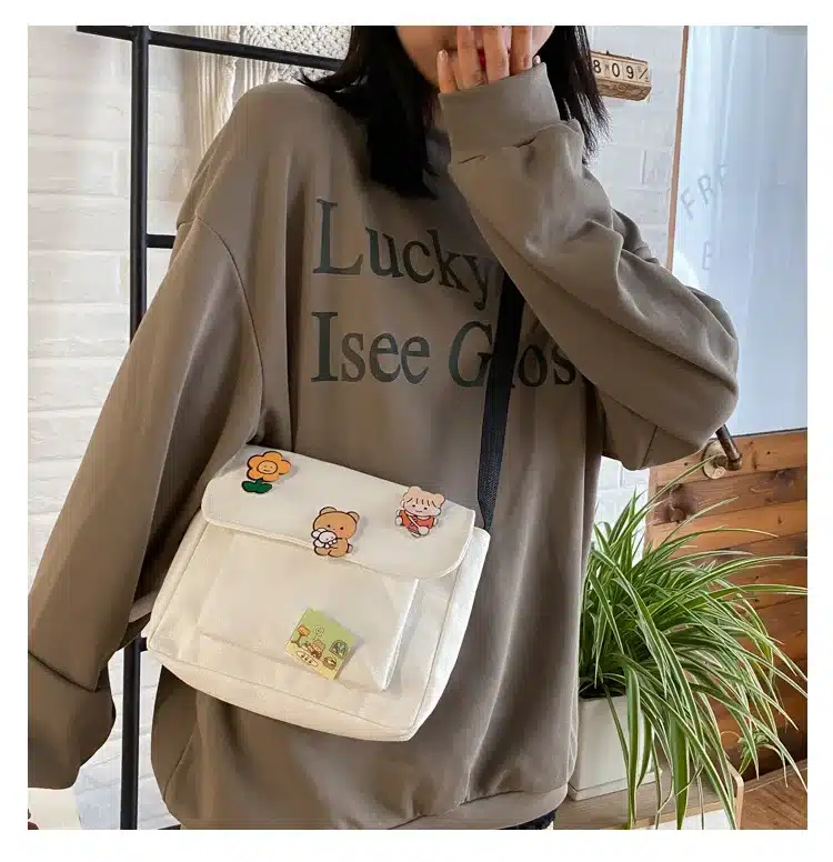necesario Bolso Pequeño de Lona para Mujer Moda Versátil