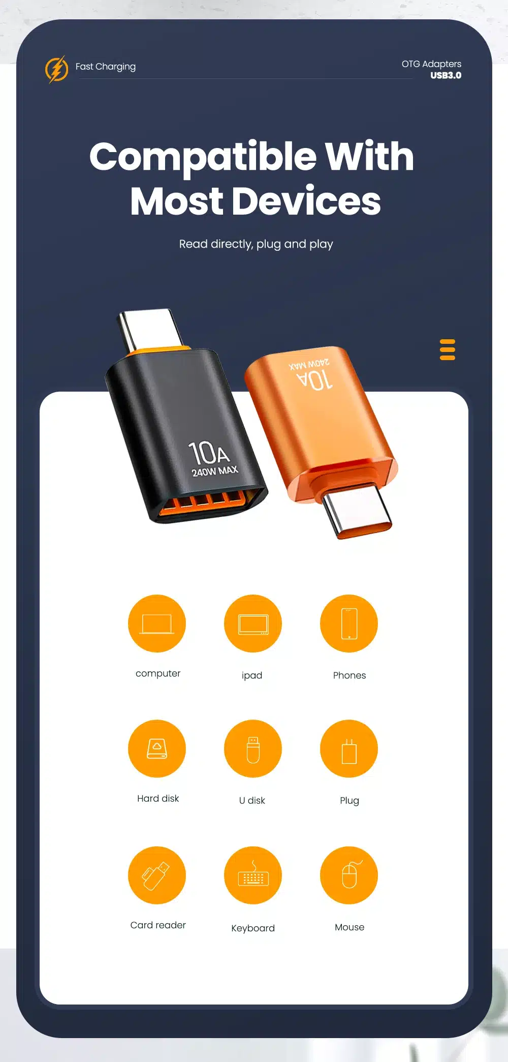 Nuevo Adaptador Usb 3.0: Conexión Rápida