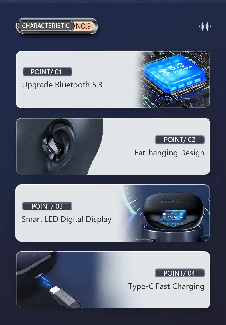 Nuevo Audífonos sonido estéreo con Batería de Larga Duración