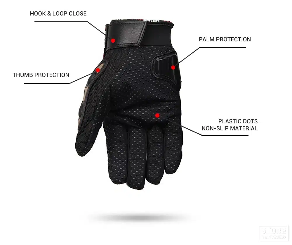 Nuevo Guante Resistente Al Viento: Protección Para Moteros Nuevo Guante Resistente Al Viento: Protección Para Moteros