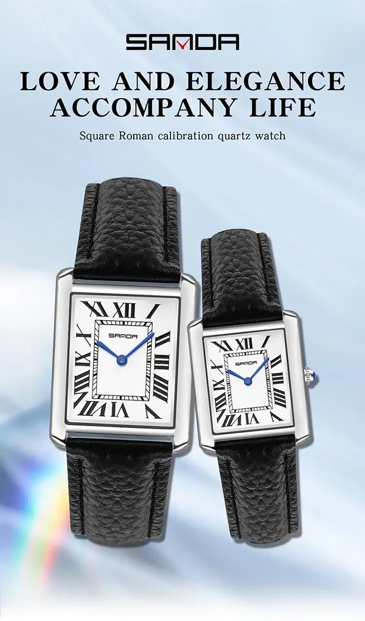 Nuevo Reloj de Cuarzo Elegante para Hombre y Mujer
