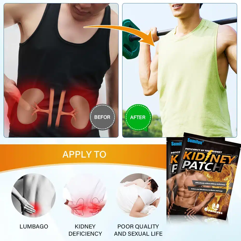 Revoluciona tu Salud: El Parche Nutritivo que Potencia la Función Renal Masculina