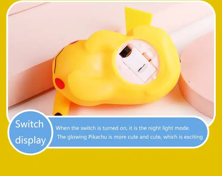 Luz Nocturna Brillante De Pikachu: Ilumina Tu Mundo Pokémon