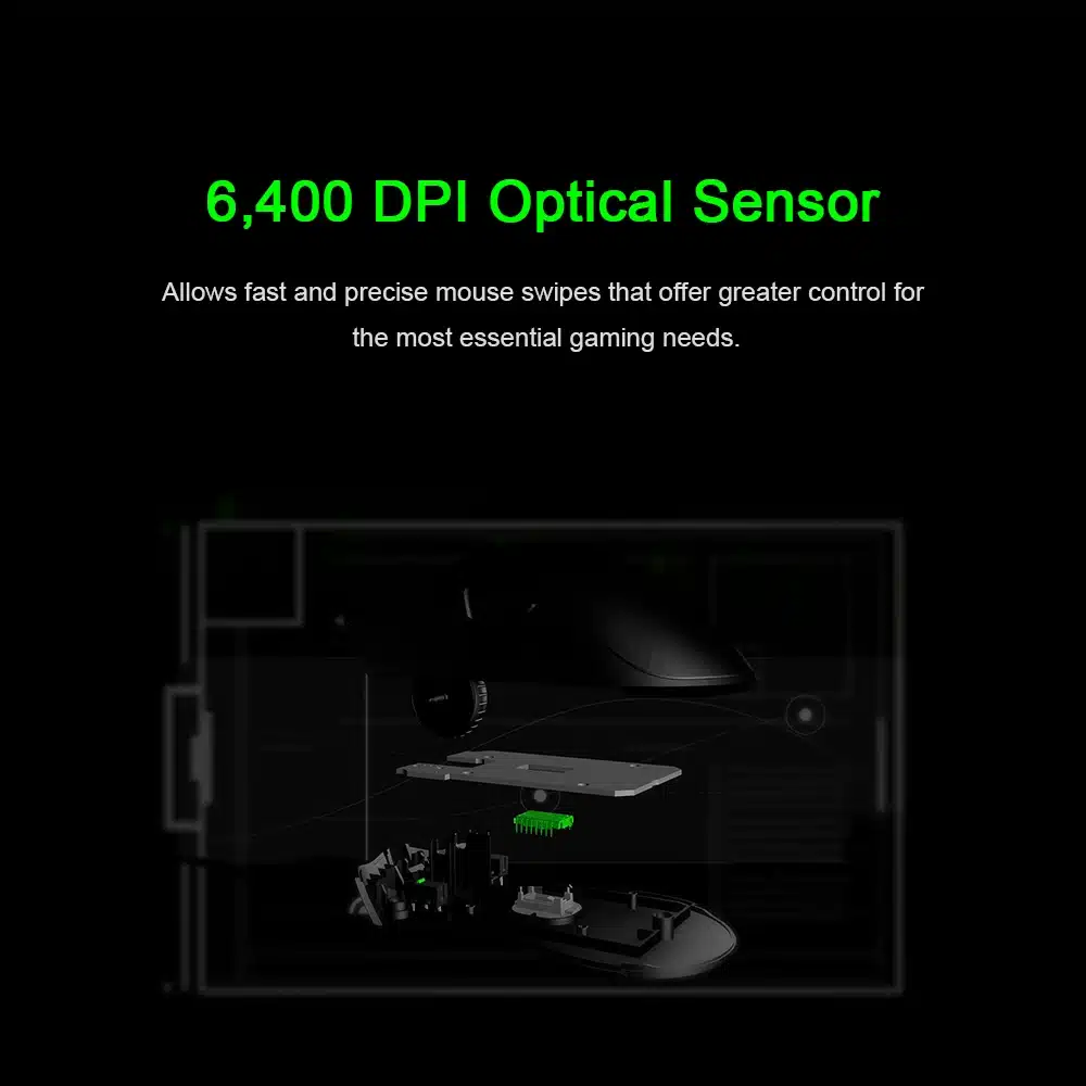 Ratón para Juegos Gaming Eficaz con Sensor Óptico