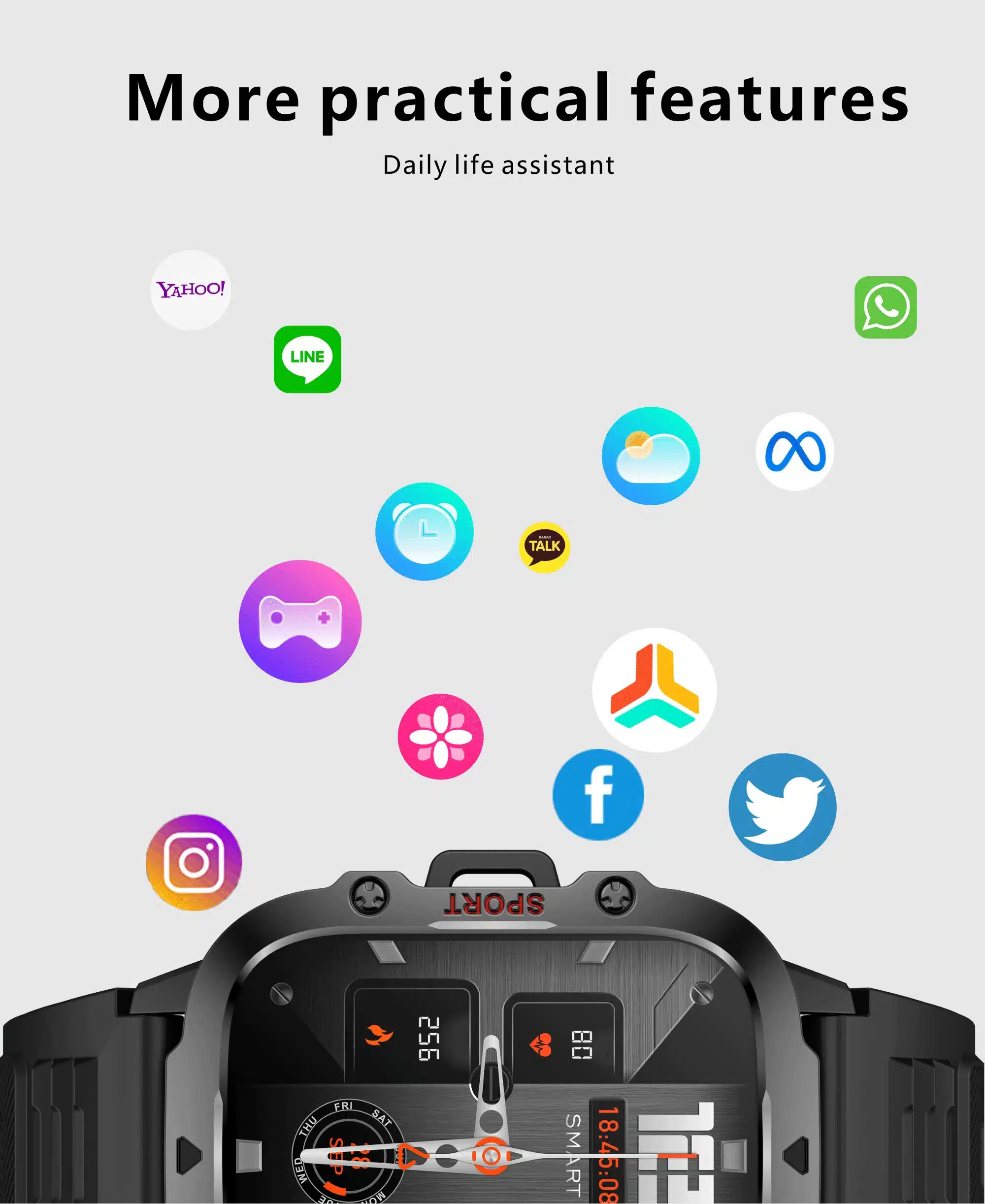 Xiaomi Reloj Inteligente Militar para Hombre