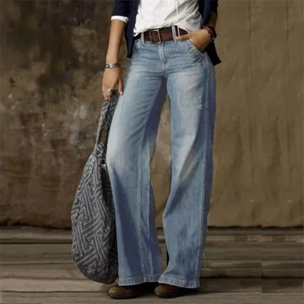 Imagen Del Producto Pantalones Vaqueros Holgados Estilo Vintage Para Mujer | Compra Online En Tiendafiable