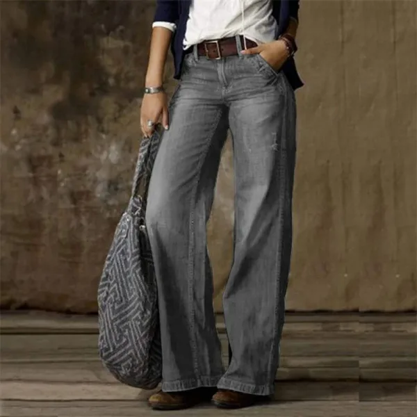 Imagen Del Producto Pantalones Vaqueros Holgados Estilo Vintage Para Mujer | Compra Online En Tiendafiable