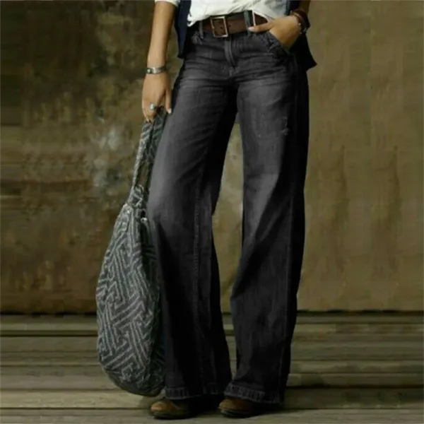 Imagen Del Producto Pantalones Vaqueros Holgados Estilo Vintage Para Mujer | Compra Online En Tiendafiable