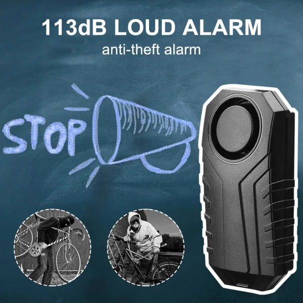 Alarma Antirrobo Para Motocicleta Con Control Remoto
