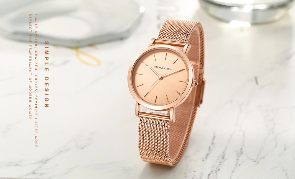Reloj De Pulsera De Lujo Para Mujer De Banda De Acero Inoxidable De Calidad Reloj De Pulsera De Lujo Para Mujer De Banda De Acero Inoxidable De Calidad