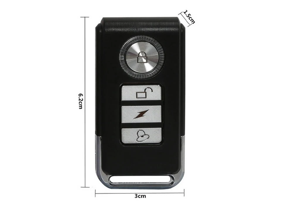 Alarma Antirrobo Para Motocicleta Con Control Remoto
