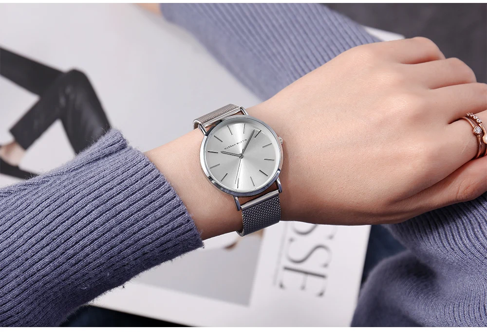 Reloj De Pulsera De Lujo Para Mujer De Banda De Acero Inoxidable De Calidad Reloj De Pulsera De Lujo Para Mujer De Banda De Acero Inoxidable De Calidad