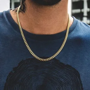 Imagen del producto Collar de cadena cubana unisex - Estilo y elegancia en un solo accesorio | Compra online en Tiendafiable