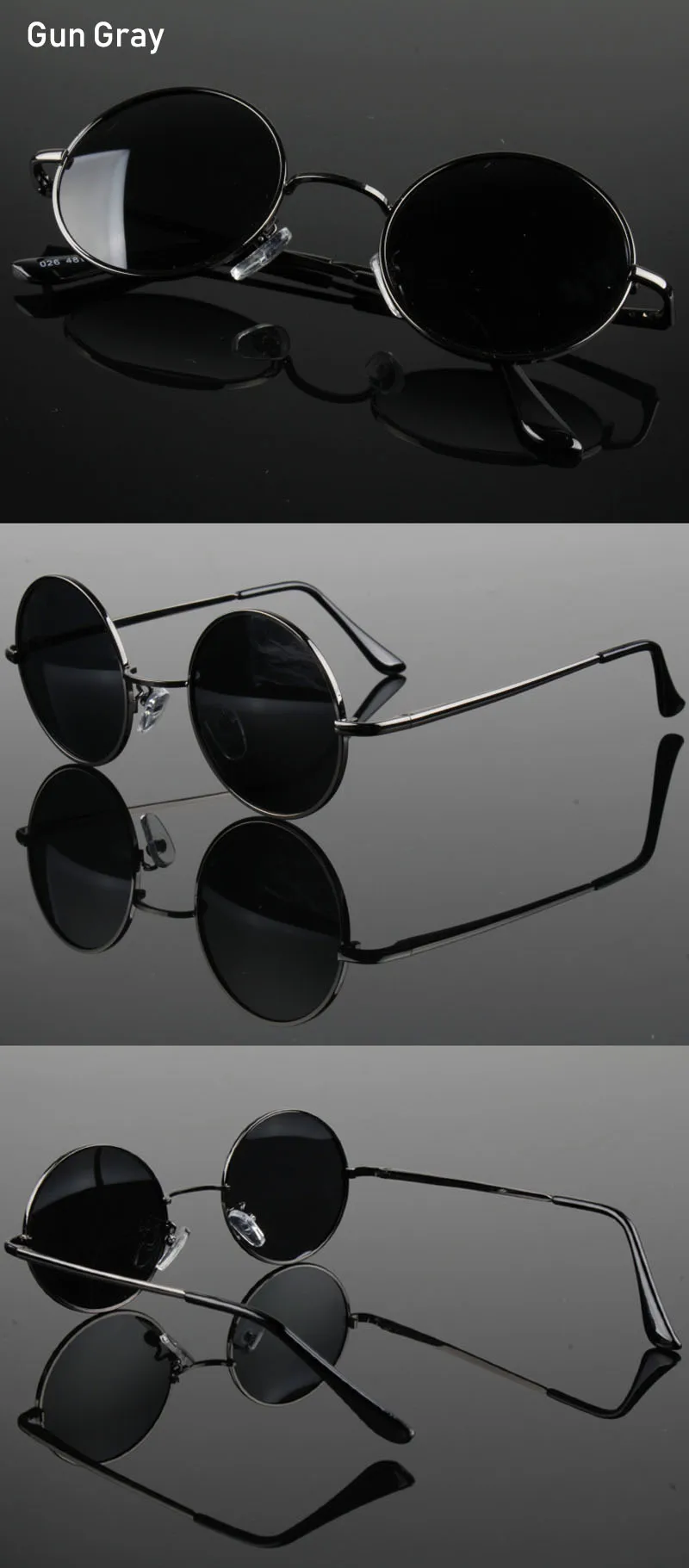 Gafas De Sol Polarizadas Redondas Retro Vintage Para Hombres Y Mujeres