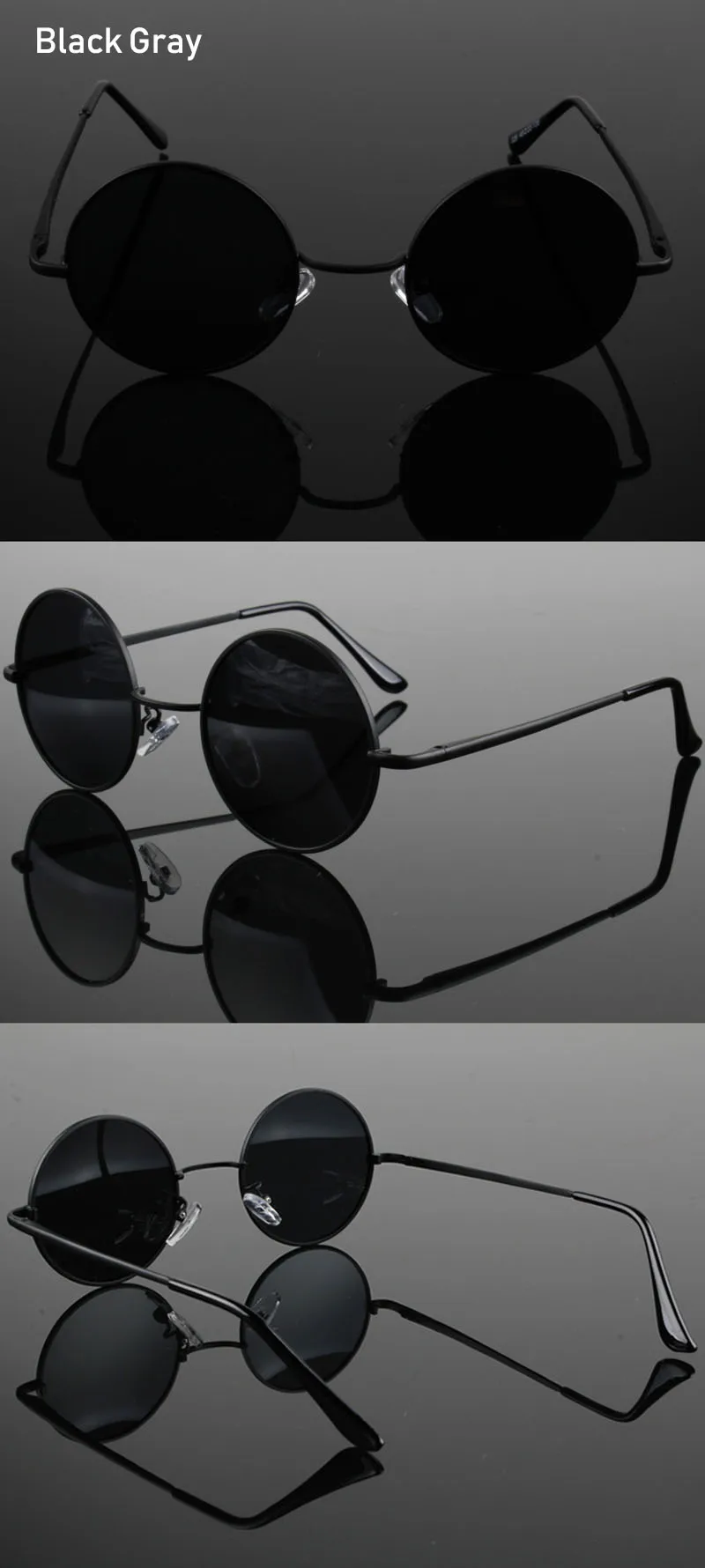 Gafas De Sol Polarizadas Redondas Retro Vintage Para Hombres Y Mujeres