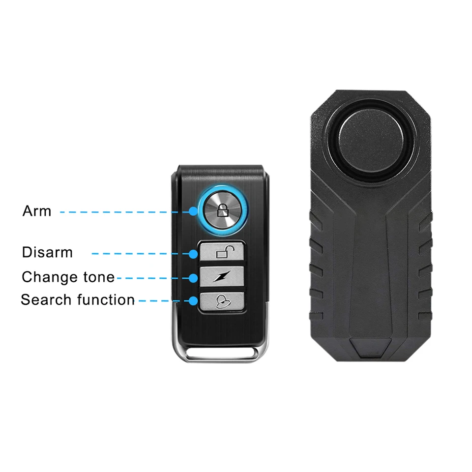 Alarma Antirrobo Para Motocicleta Con Control Remoto