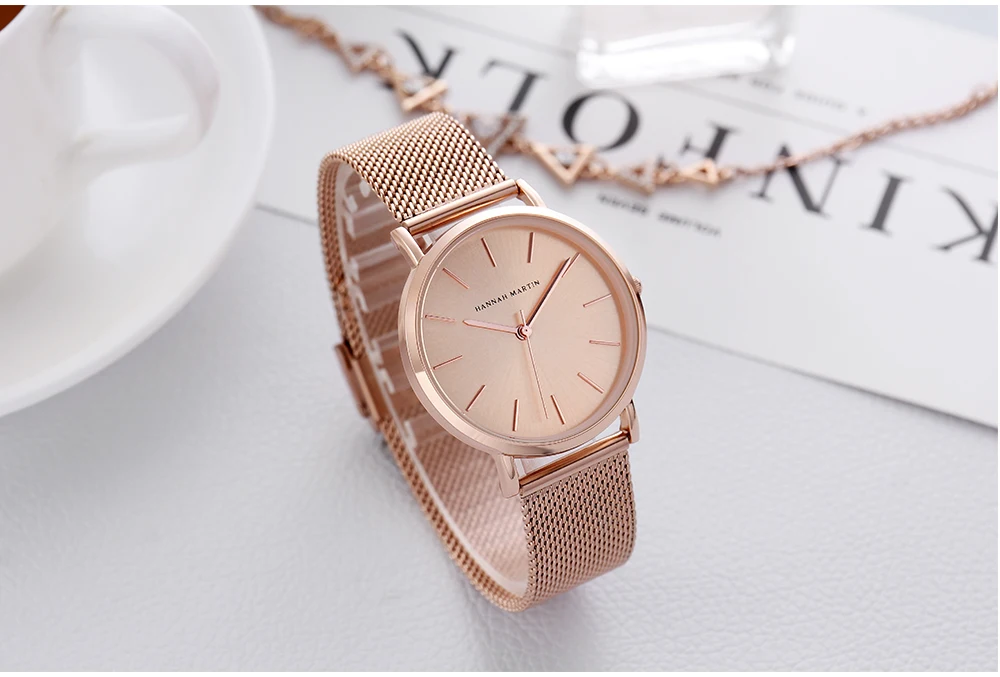 Reloj De Pulsera De Lujo Para Mujer De Banda De Acero Inoxidable De Calidad Reloj De Pulsera De Lujo Para Mujer De Banda De Acero Inoxidable De Calidad