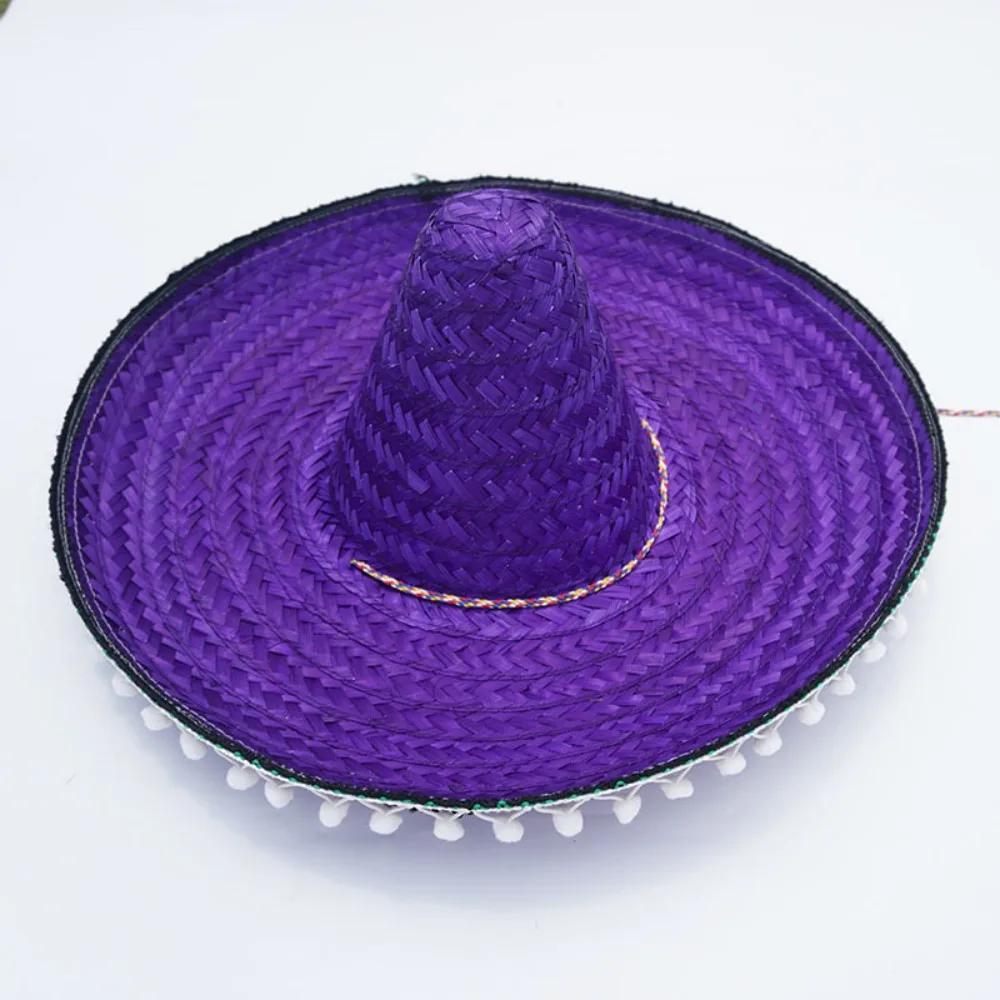 Sombrero De Paja De Ala Ancha Colorido Para Hombre Sombrero De Paja De Ala Ancha Colorido Para Hombre