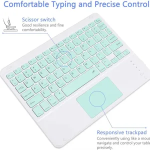 Imagen del producto Teclado Bluetooth español/inglés de 10" para iPad Air Pro | Compra online en Tiendafiable