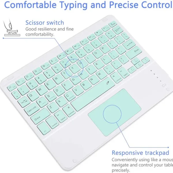 Imagen Del Producto Teclado Bluetooth Español/Inglés De 10&Quot; Para Ipad Air Pro | Compra Online En Tiendafiable