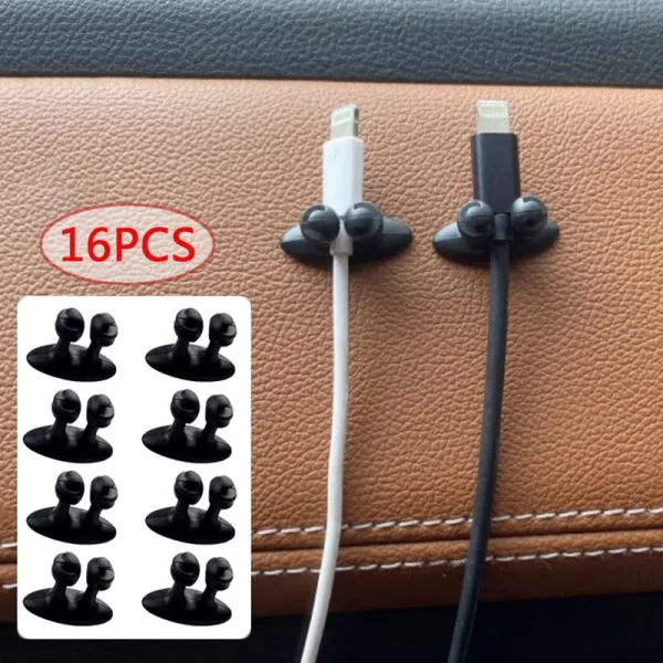 Imagen Del Producto Gancho Administrador De Cables Para Cargador De Teléfono, Accesorios De Interior De Coche | Compra Online En Tiendafiable